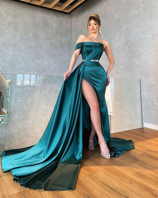 Green Prom Dresses Long Sexy Prom Dress   fg2766